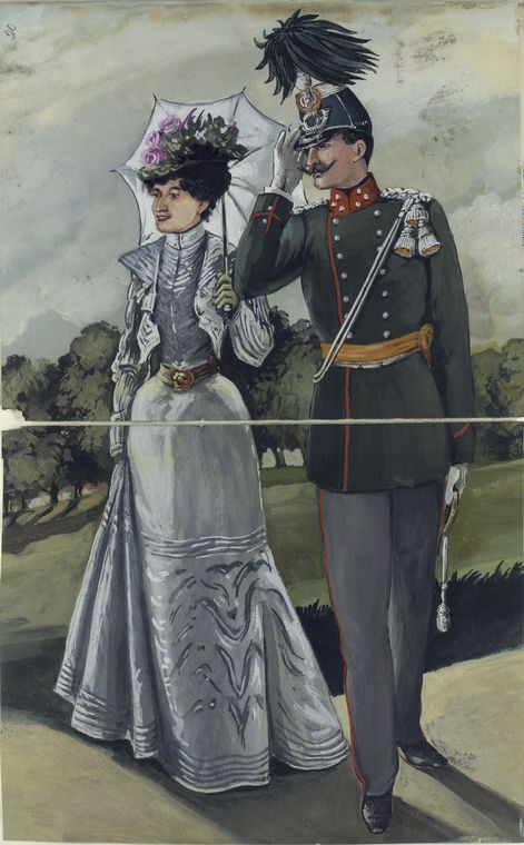 Königl. Grossh. Luxemb. Jäger Corps Watercolor 1870 .jpg