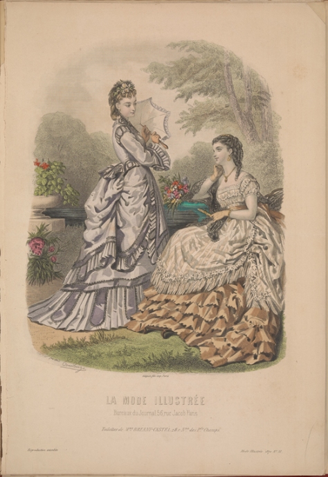 Toilettes de Mme. Breant-Castel Fashion plate 1870